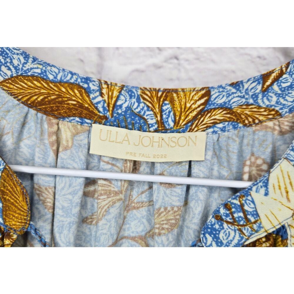 Ulla Johnson Gail Ruffled Patchwork Fall Floral P… - image 6